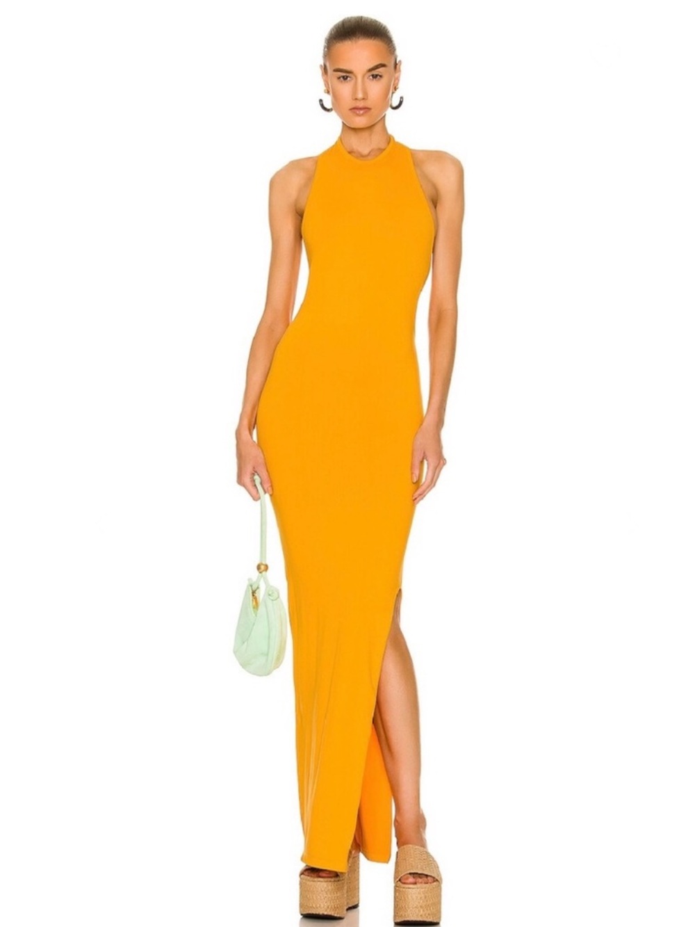 NEW SIMON MILLER REVOLVE ORANGE SLEEVELESS MAXI DRESS